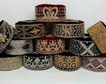 African Kufi Hat Groom and Groom&#39;s Men Hat Hausa Aboku Cap Igbo Cap Kuffi Coming2America Zamunda
