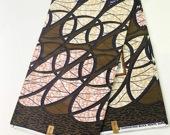 Tela Kente Ankara con estampado de cera africana