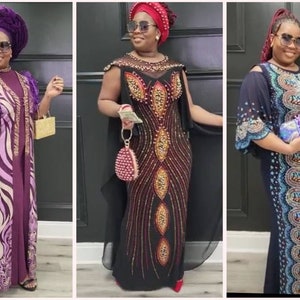 African Lace/ Kaftan Dresses