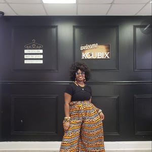 African Ankara and Kente Wide Leg Palazzo Pants