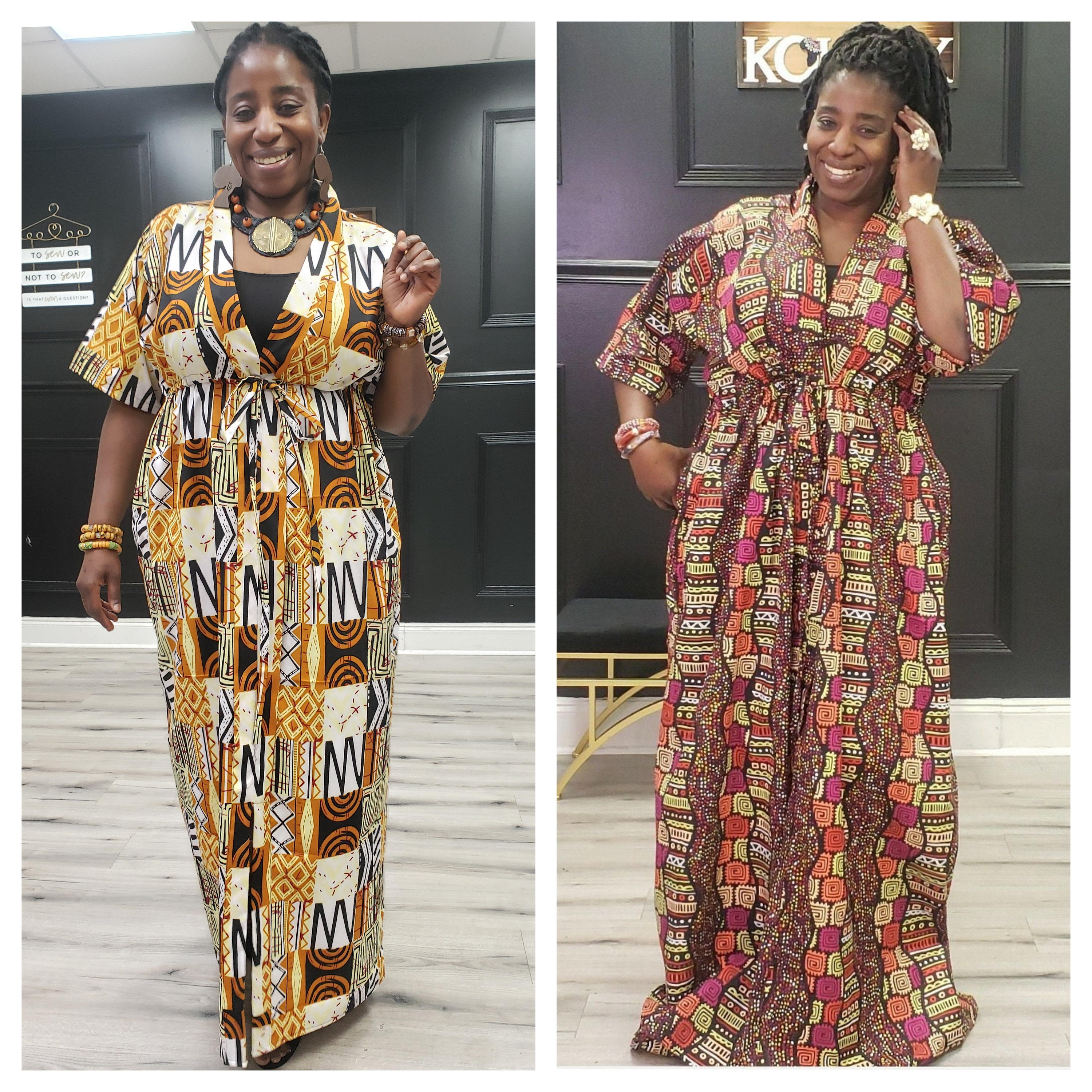 African Wax Print Dress - Etsy