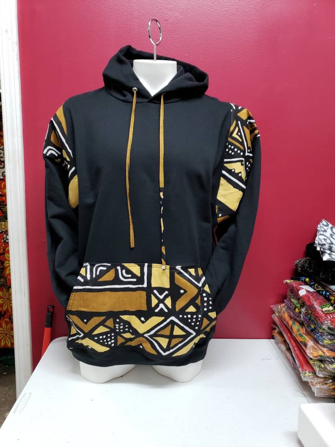 Kuba Cloth African Hoodie