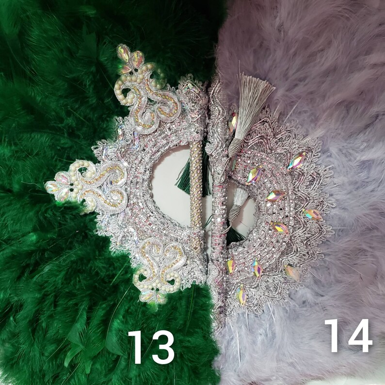 Feathered Clutch Bridal Fan Traditional Engagement Wedding Etsy