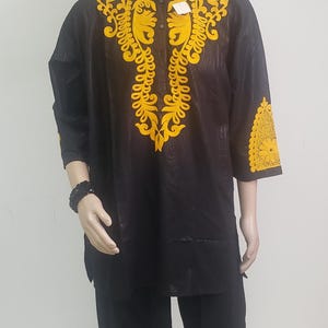 Men&#39;s African  2 Piece Suit with Embroidery