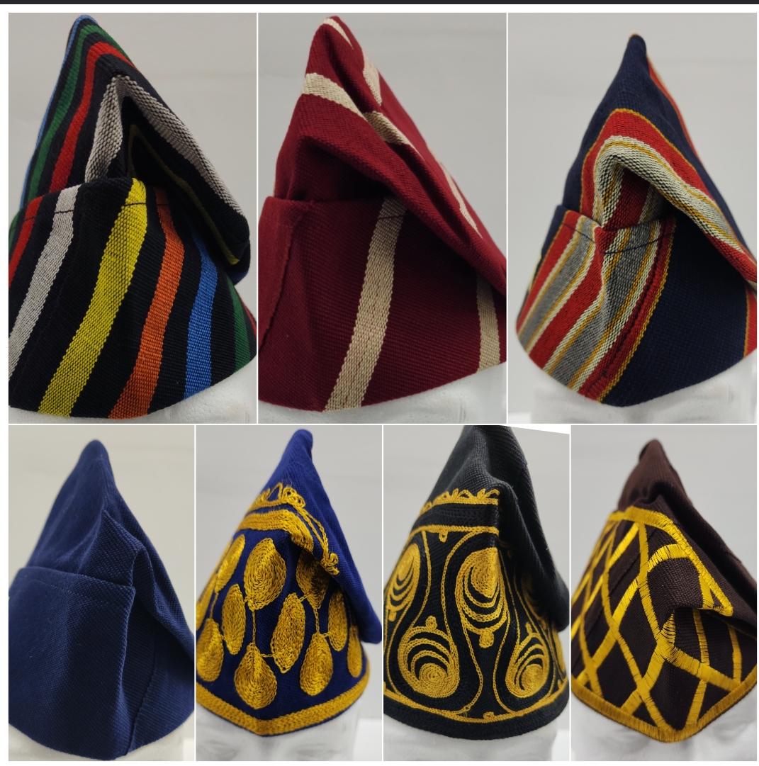 Yoruba Fila African Kufi Hat Groom and Groom's Men Nigerian Cap