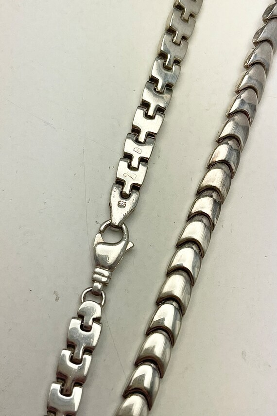 Buy Solid Sterling Silver Stiff Heavy 17 Inch Chain Online in