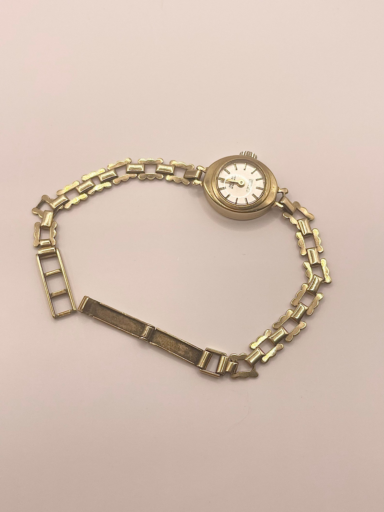 9ct Solid Gold Mechanical Wind up Wrist Watch Delma of Etsy UK