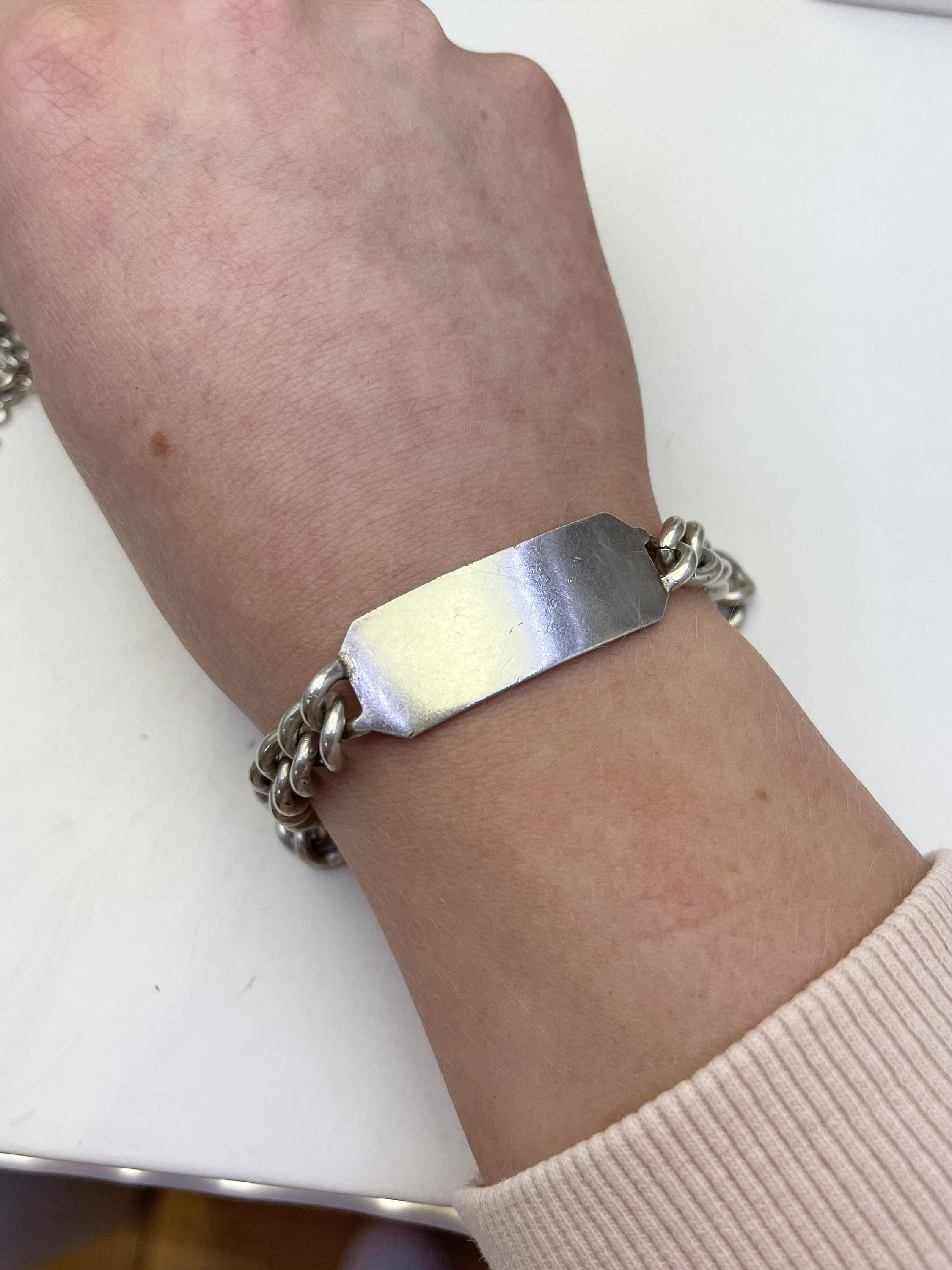Vintage online id bracelet