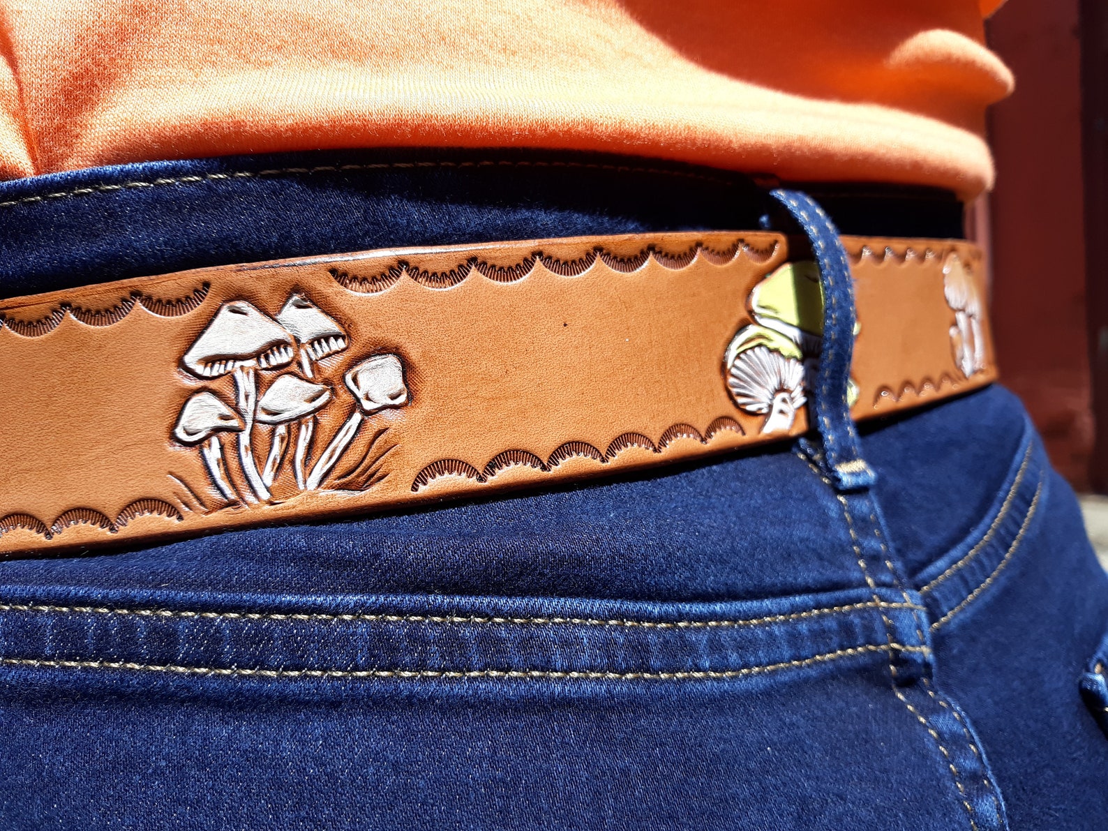 WILD MUSHROOM BELT // Made to Order Etsy