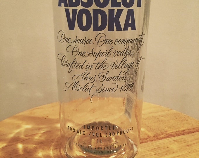 Absolut Vodka 1 Liter Bottle Glasses - 6 Pack