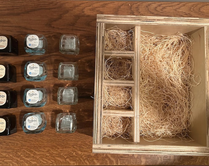 Tequila Shot Glass Gift Set -Full Bottle Not Included