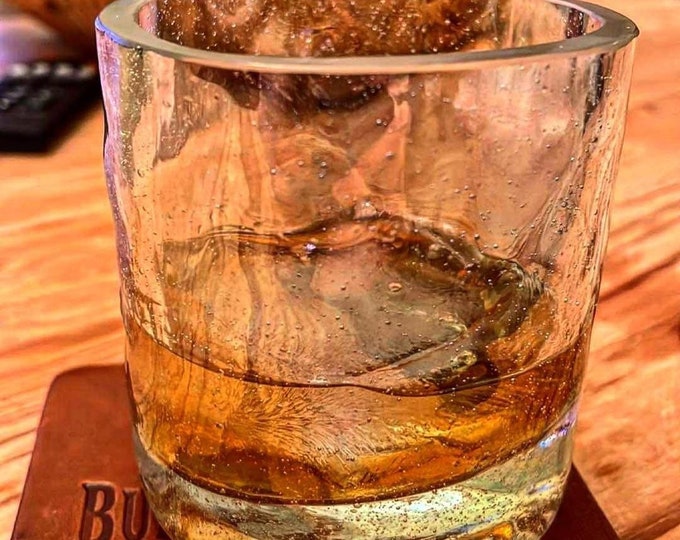 High West Distillery Bottle Whiskey Bourbon Rocks Glasses (2)
