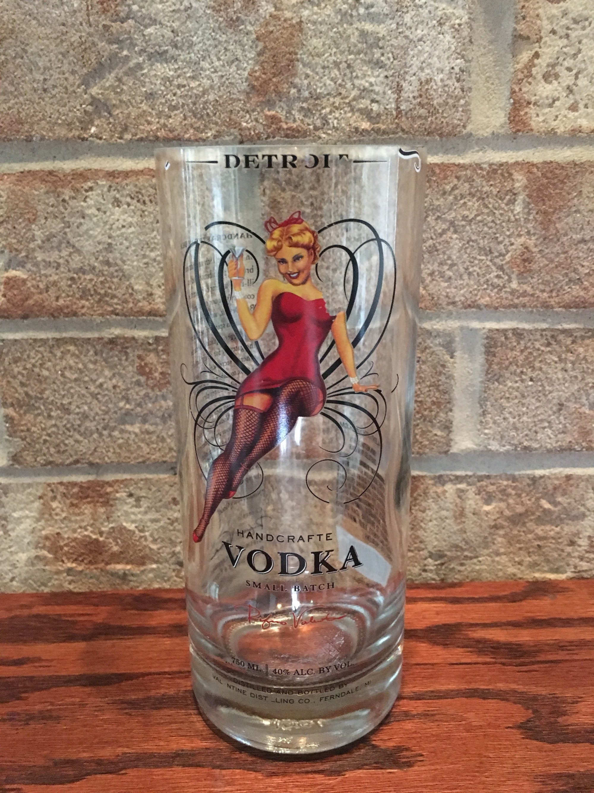Valentine Vodka Glasses Made From Empty 750ml Bottle (2)