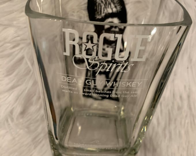 Rogue Spirits Dead Guy Whiskey 750ml Bottle Cut for Candy Dish