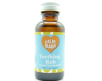 Teething RUB! Natural Teething Oil Aid - 1oz.