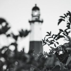 nautical art, abstract art, montauk lighthouse, bokeh, lighthouse photography, peaceful art
