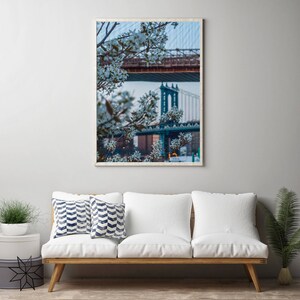 manhattan & brooklyn bridge, floral photography, nyc photography