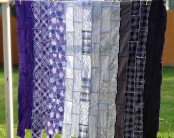 Asexual Pride Blanket, Ace Pride, Rag Quilt, LGBTQ+, Pride Flag, Asexual, Pride