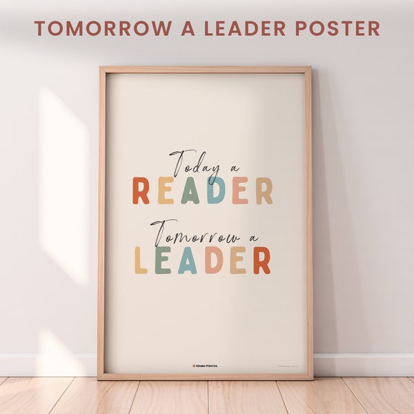 Tomorrow a Leader - Etsy