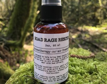 Road Rage Rescue- Aromatherapy car air freshener, fragrance spray, air freshener, bad smell killer, relaxation spray