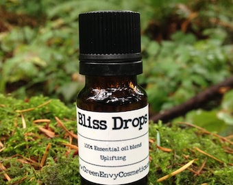 Bliss Drops- Uplifting essential oil blend, relaxation blend, happiness, stress relief
