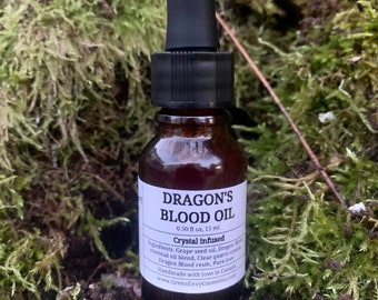 Dragon's Blood Oil- Spiritual oil, Spell oil, Protection, Banish Negativity, Curse Removal, Magic