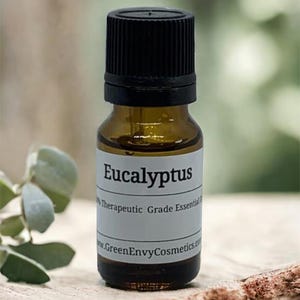 Aceite esencial orgánico de Eucalyptus Globulus - grado terapéutico, aromaterapia, resfriado y gripe, congestión,