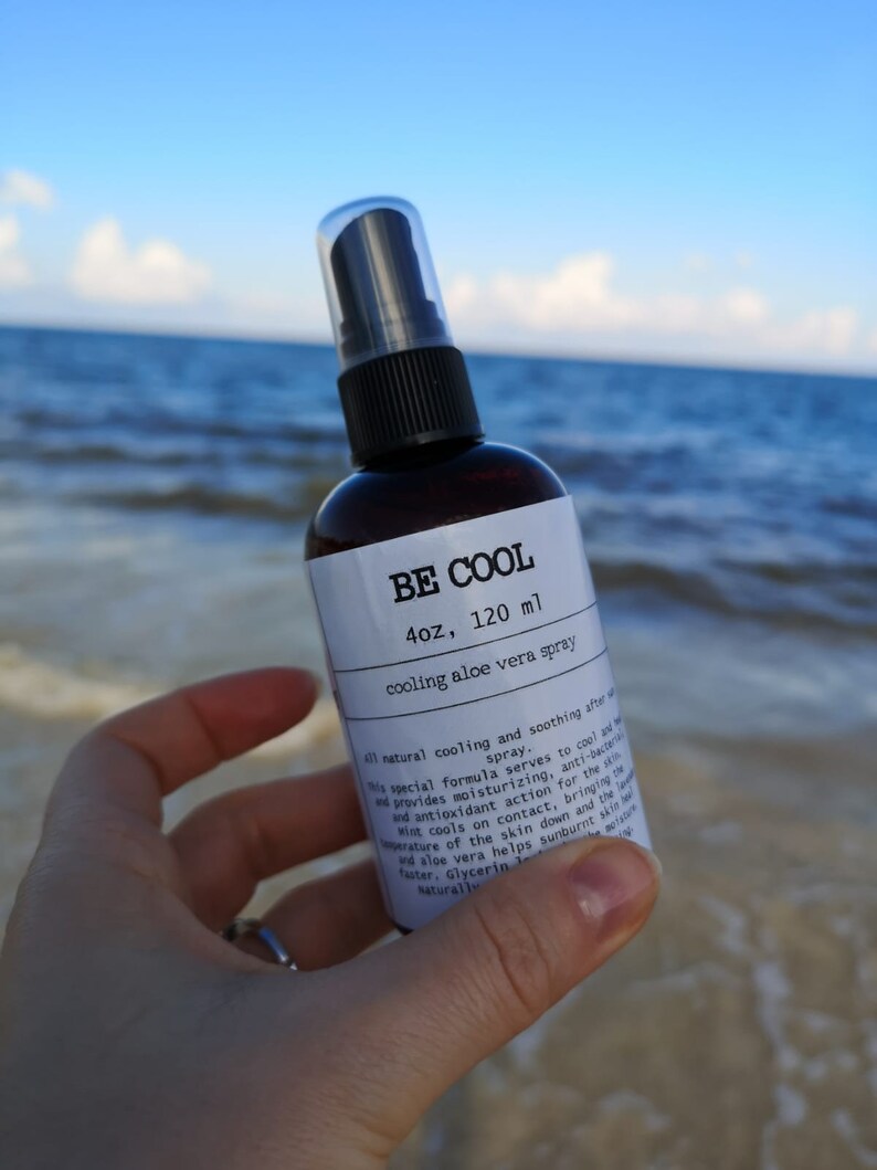 Be Cool Cooling Aloe Vera Spray After Sun Spray Body Mist Etsy Canada