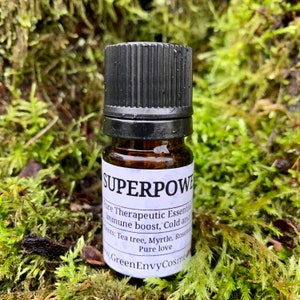 Superpower- essential oil blend, immune boost, natural remedy,