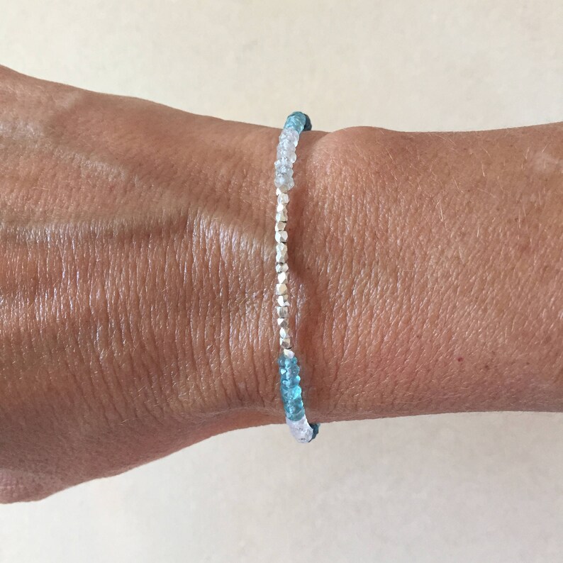 Aquamarine Moonstone Apatite London Blue Quartz Karen Hill Etsy