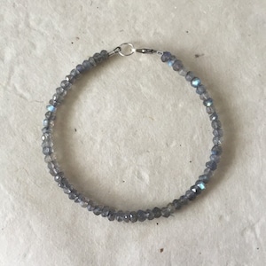 Labradorite Layering Bracelet, Sundance Style, Boho Bracelet, Stacking Bracelet, Birthday Gift, Gifts for Her