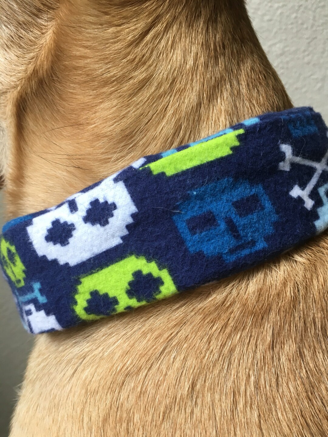 Summer Ice Pack Dog Collar Skulls Etsy