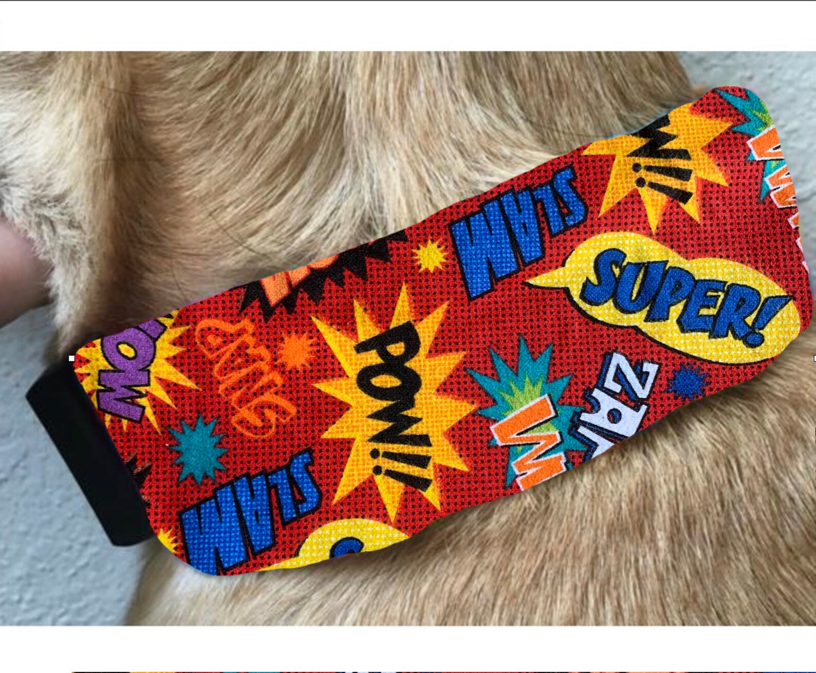 Summer Ice Pack Dog Collar/ Cooling Dog Collar/ Superhero Dog Etsy
