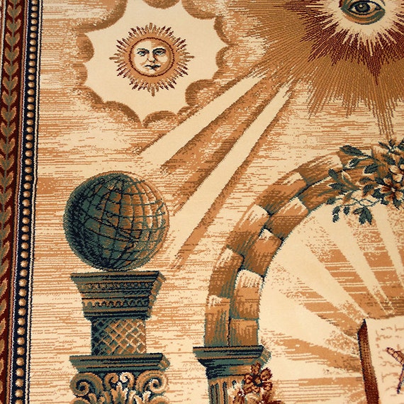 Freimaurer Bereich Rug Teppich Schurze Lodge Bibel Etsy