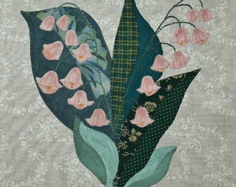 Lily-of-the-Valley Appliqué Block