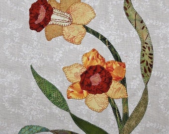 Daffodil Appliqué Block