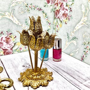 フランス　アンティーク　リップスティック　ホルダー　スタンド　真鍮　レア Vintage lipstick holder - Etsy 日本