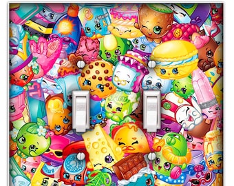 Shopkins Light Switch Plate Cover Wall Plate - Home Decor, Wall Decor