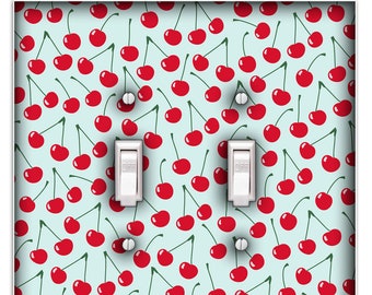 Funky Cherries Decorative Light Switch Plate Cover Wall Plate - Home Decor, Wall Decor