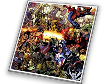 Avengers Design 3 Decorative Ceramic Tile Coaster