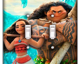 Moana Decorative Light Switch Plate Cover Wall Plate - Home Decor, Wall Decor