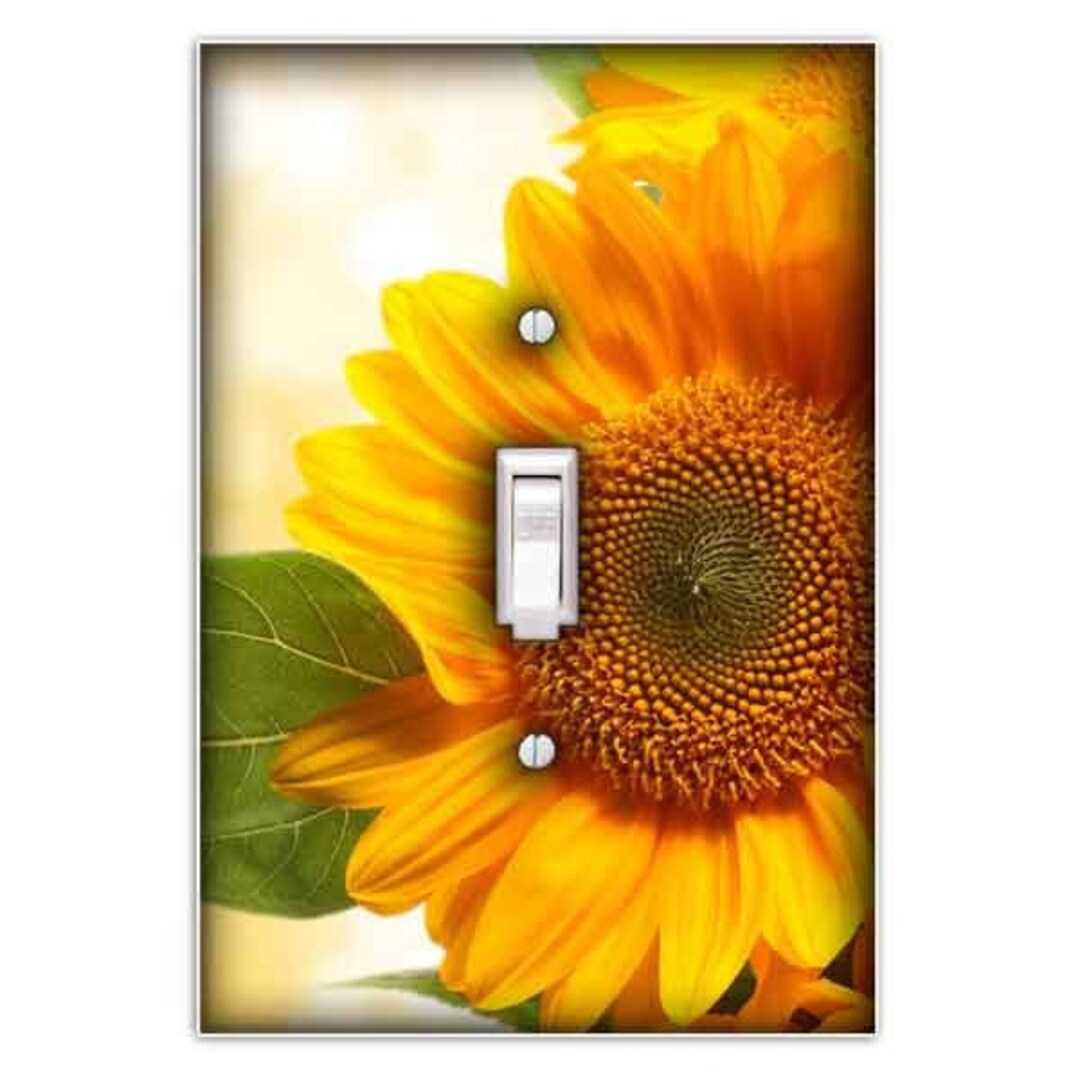 Sunflower Light Switch Plate Cover Decorative Light Switch - Etsy