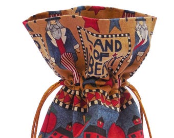 Wine Bottle Gift Bag - Land of Liberty