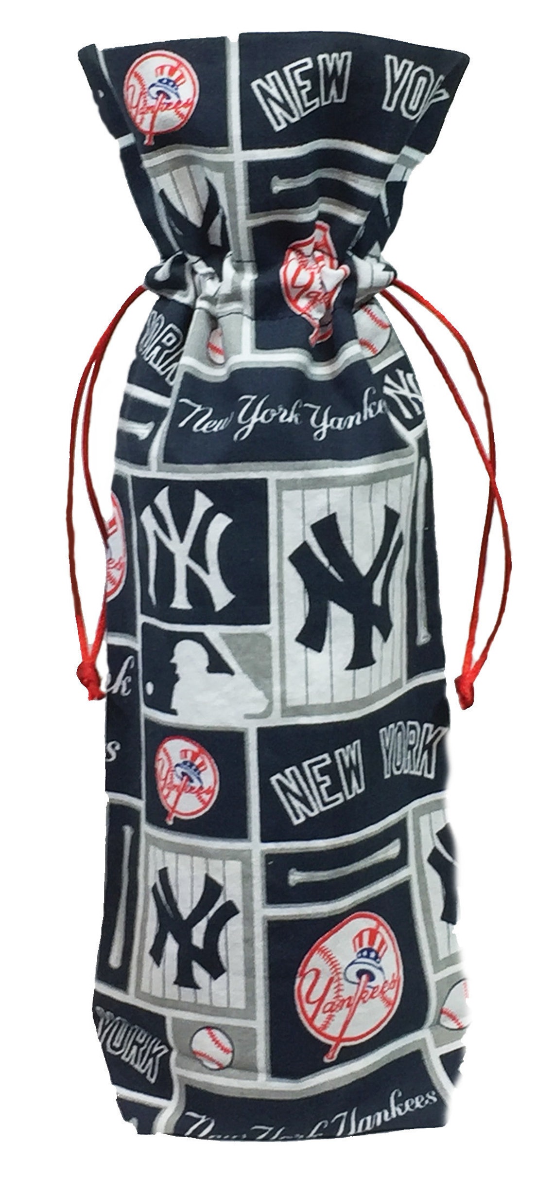 Wine Bottle Gift Bag New York Yankees Etsy