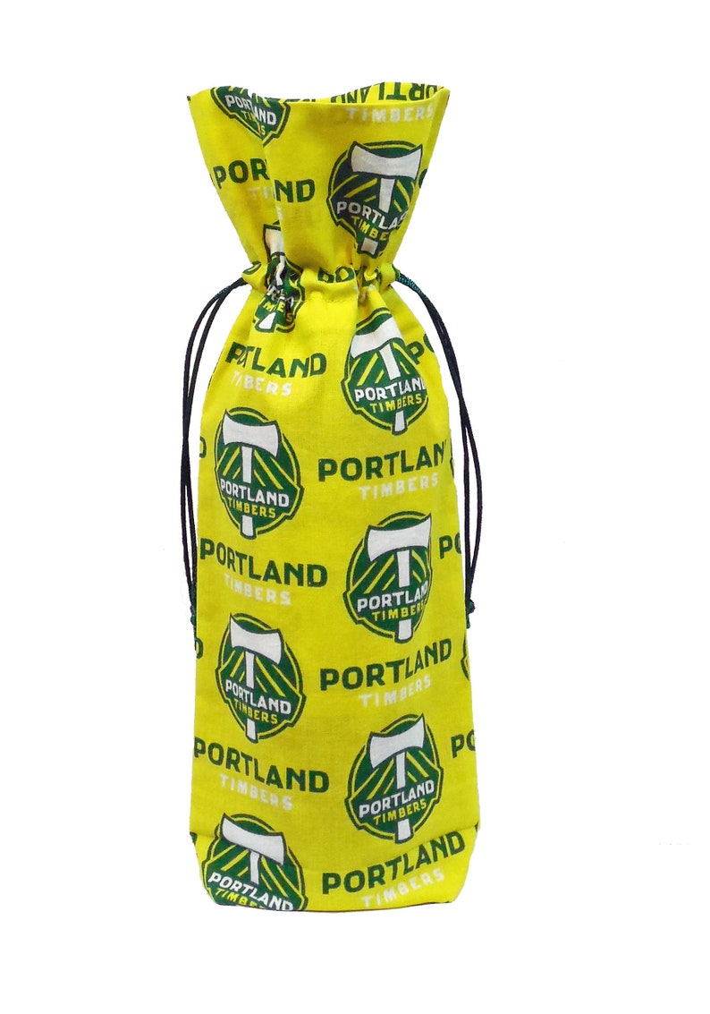 Wine Bottle Gift Bag Portland Timbers image 1