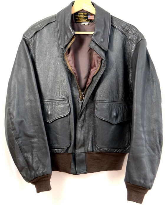 VTG Flight Suits Authentic Goatskin A-2 Flight Jac