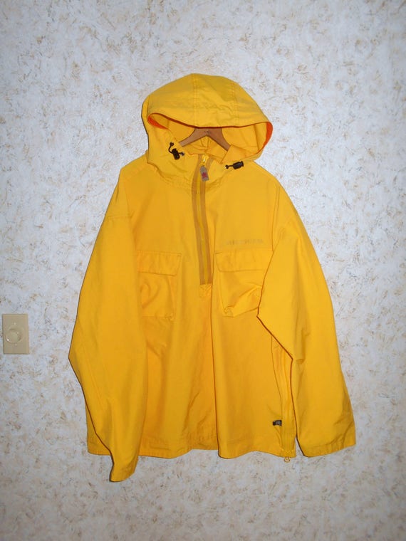 tommy hilfiger yellow pullover jacket