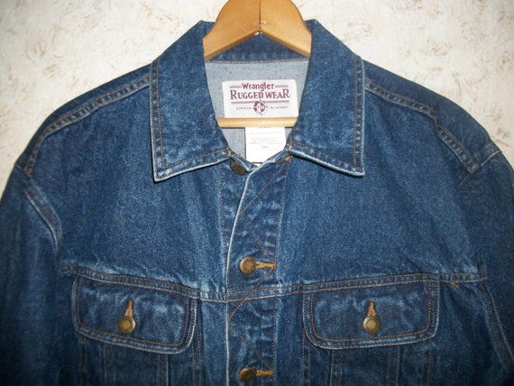 wrangler rugged wear denim shirt