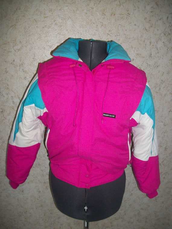 hot pink snow jacket