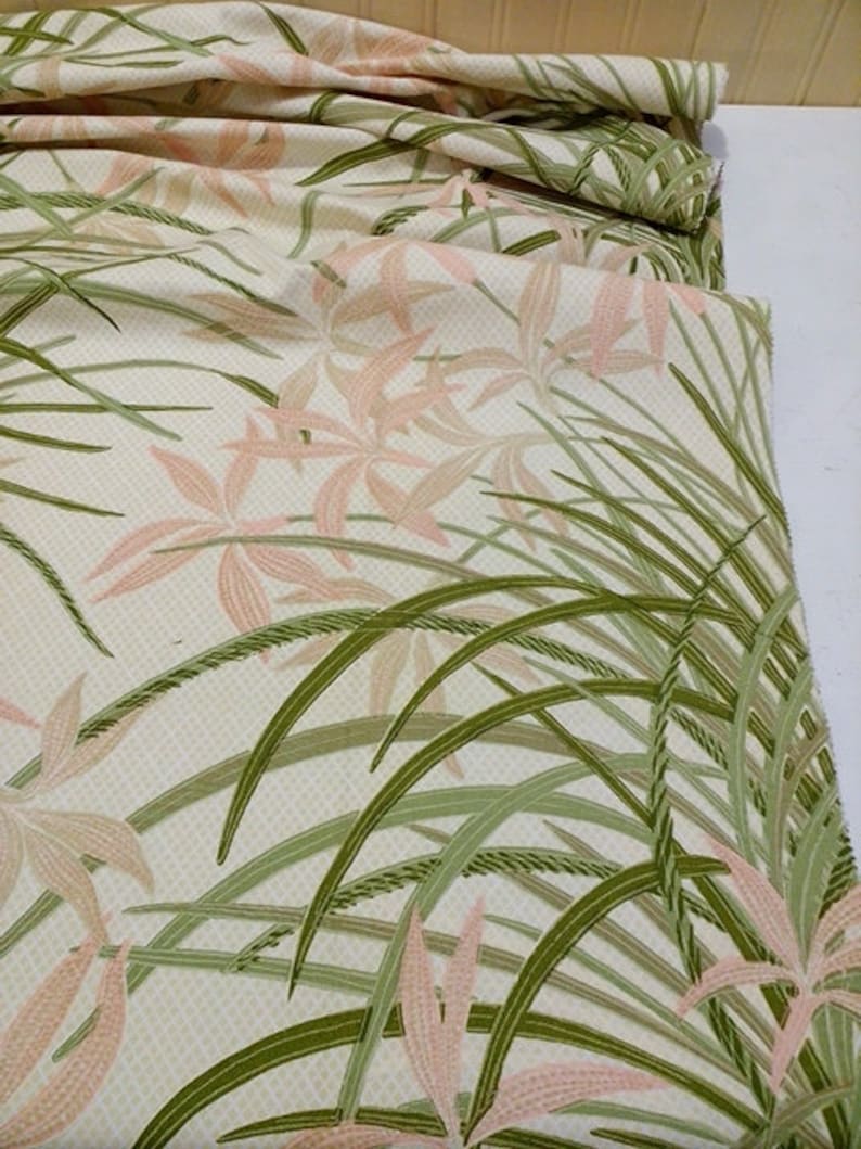 Puff Print Floral Patio Pillow Fabric Cotton Craft Cloth Cushion Design Reference Material